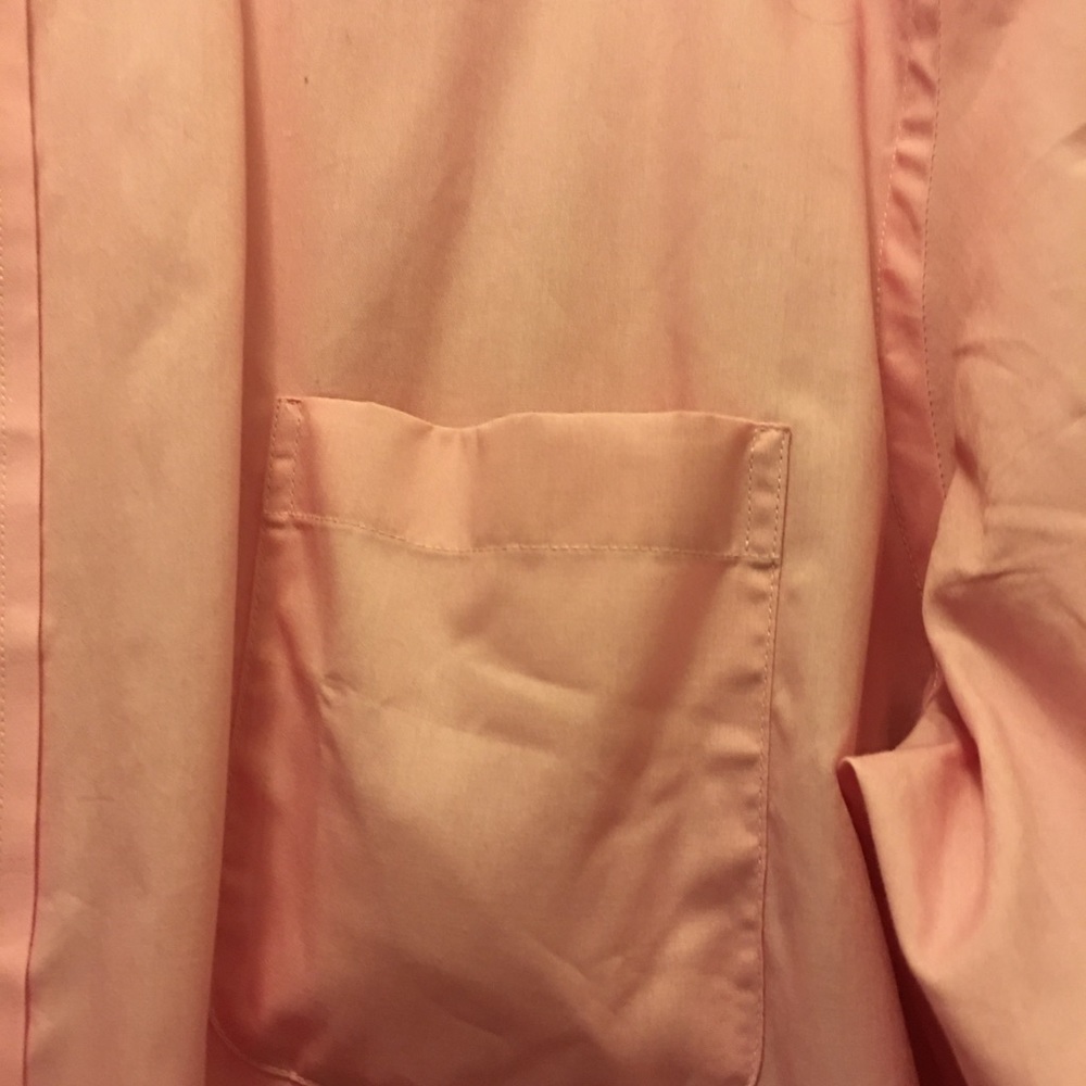 Croft&Barrow pink Lon sleeve dress shirt - Picture 4 of 5